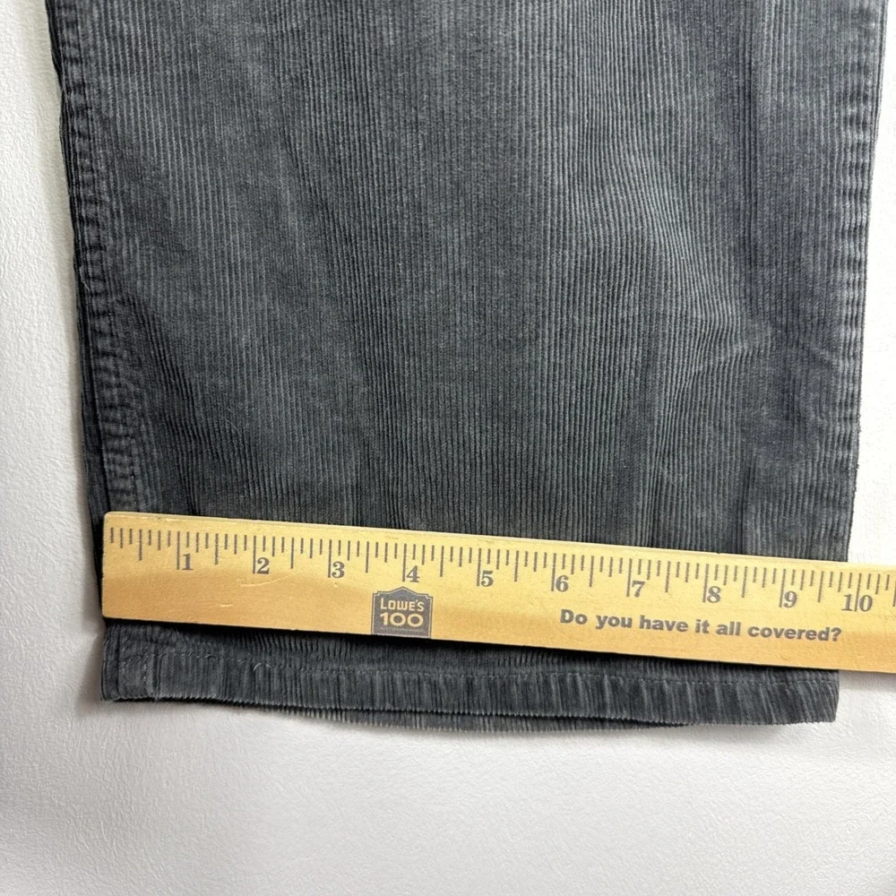 Tony Hawk Pants Mens 36x32 Dark Gray Corduroy Baggy Skater Y2K Loose 100% Cotton